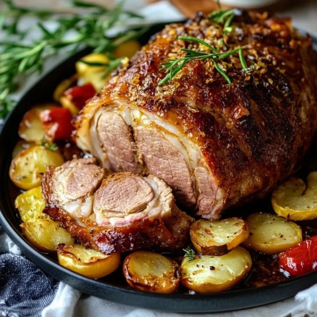 Schweinebraten im Backofen