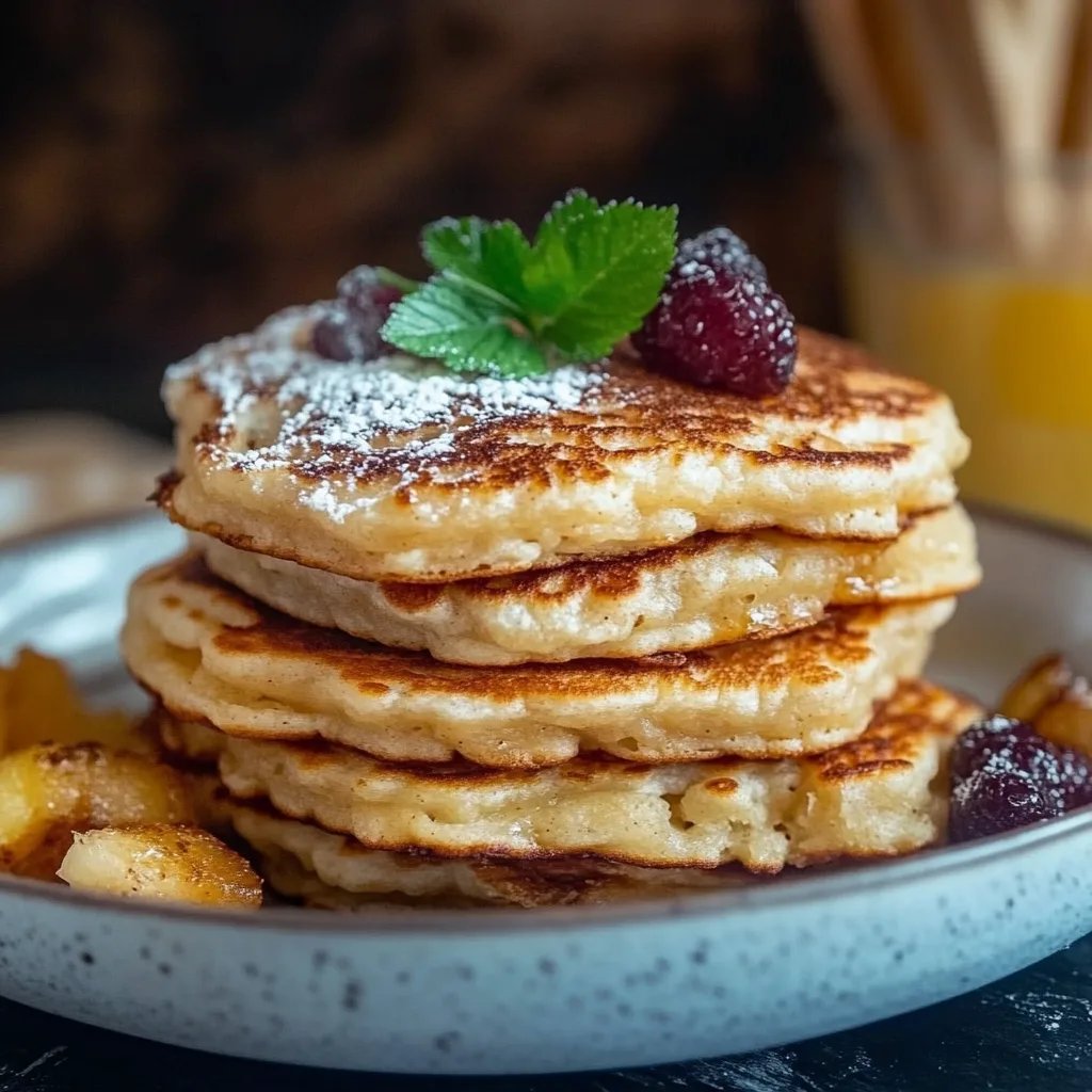 Apfel-Joghurt Pancakes