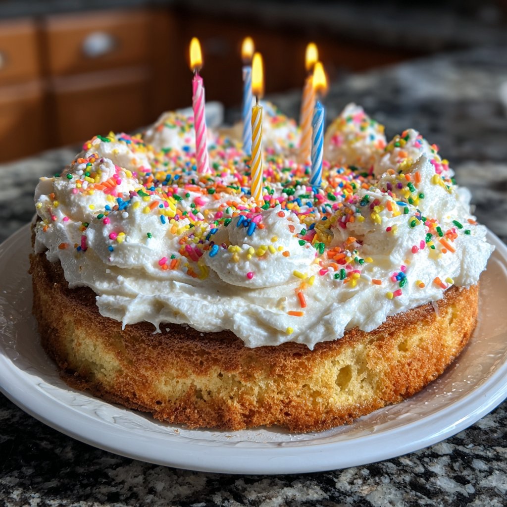 Geburtstagskuchen mit Kerzen