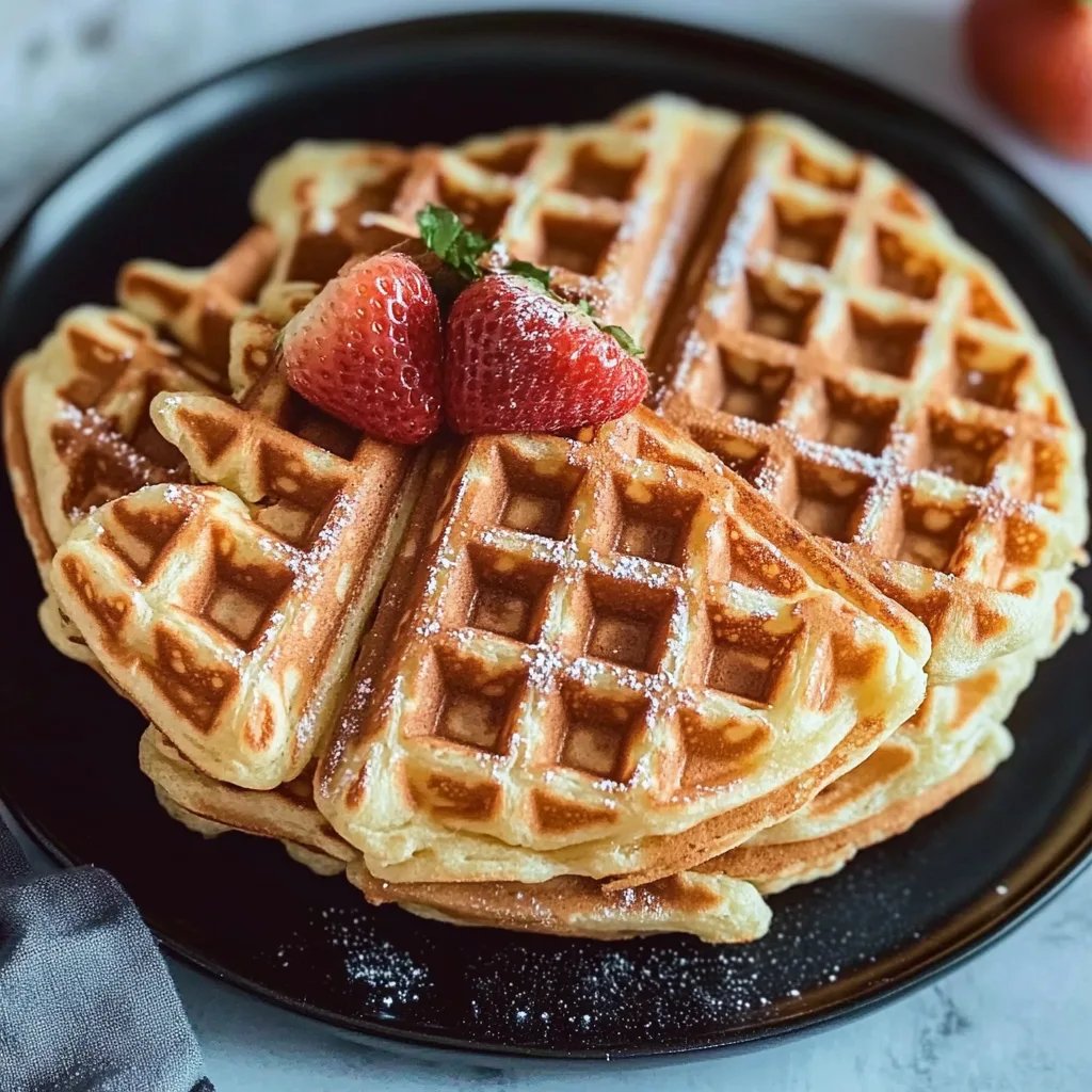 Waffeln ohne Butter