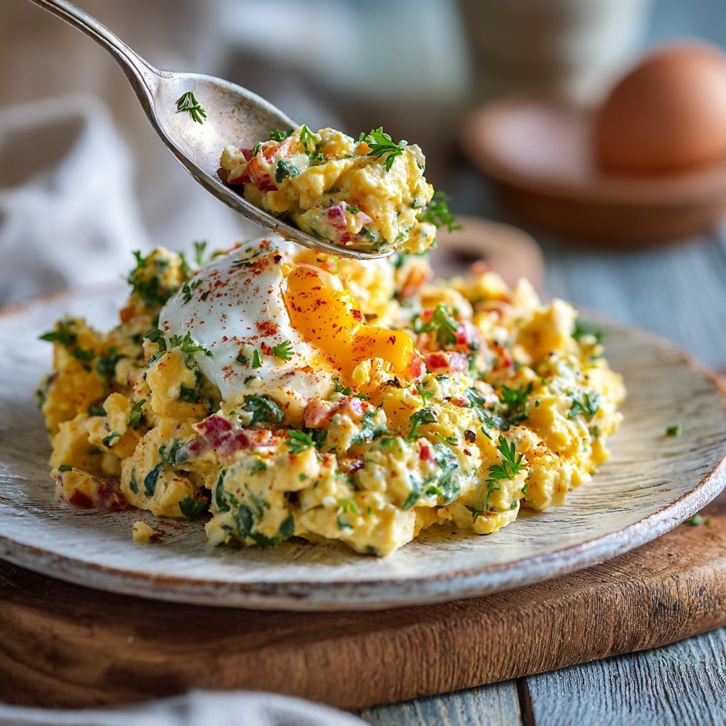 Schnell & Einfach 10-Minuten-Eiersalat mit Joghurt