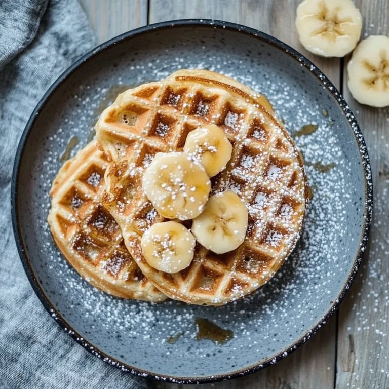Dinkelwaffeln mit Haferflocken