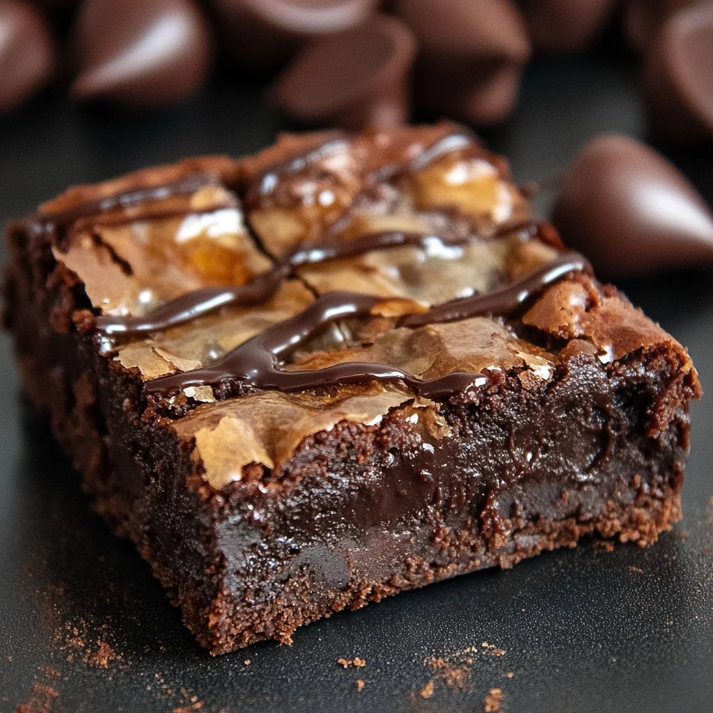 Karamelliserte Brownies