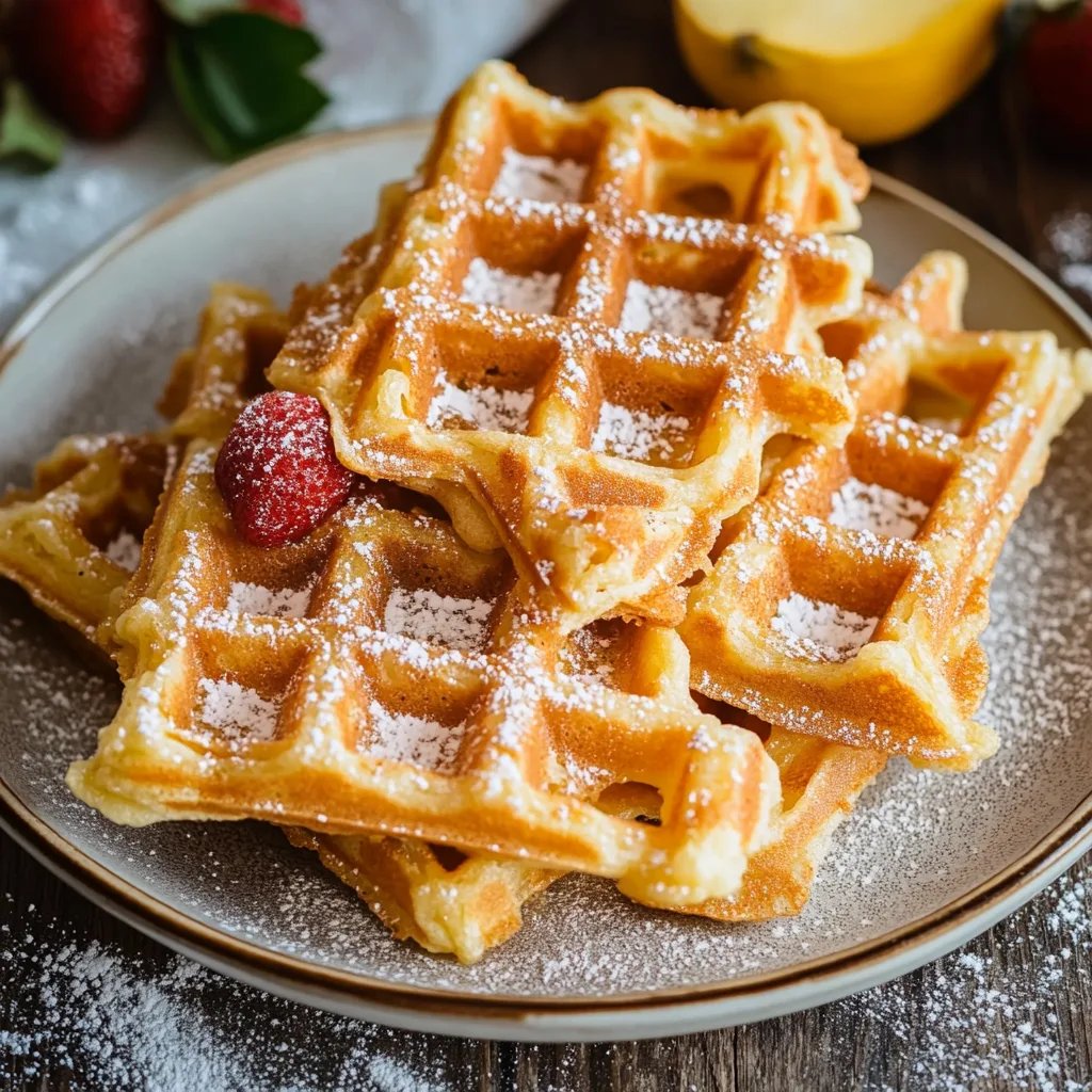 Apfelmus-Waffeln ohne Zucker