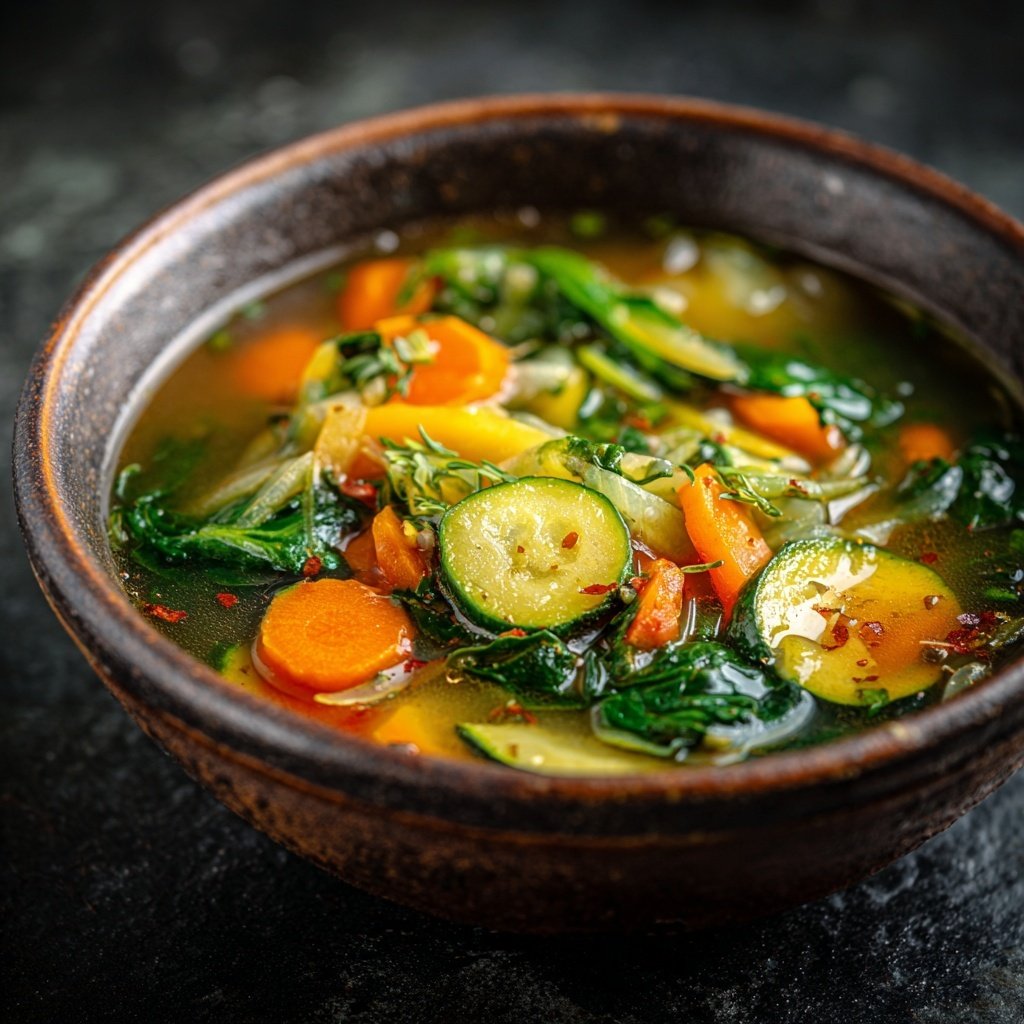 Kalorienarme Suppe Mit Gemüse