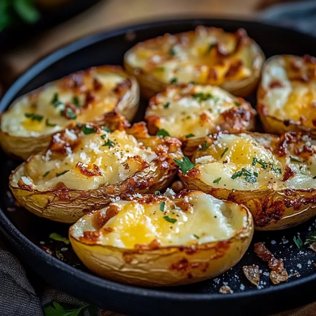 Gebackene Käse-Kartoffeln