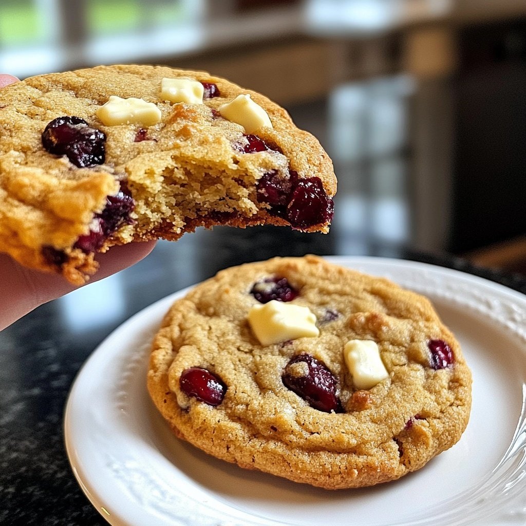 Cranberry-Weiße-Schokolade-Kekse