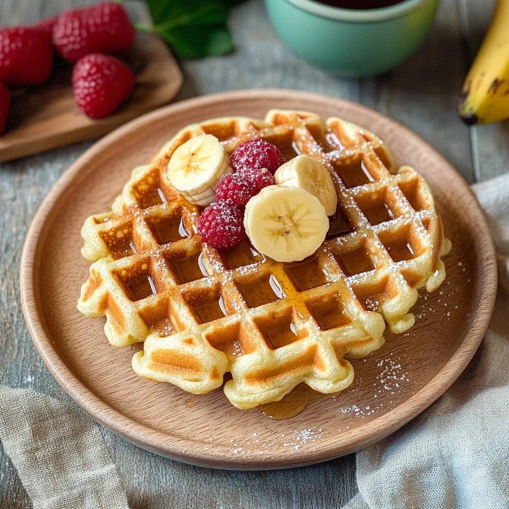Bananenwaffeln ohne Zucker