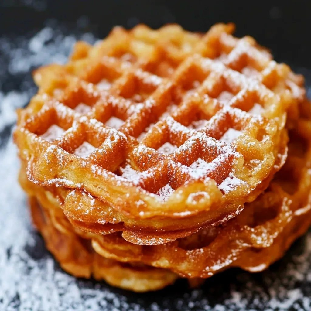 Knusprige Waffeln