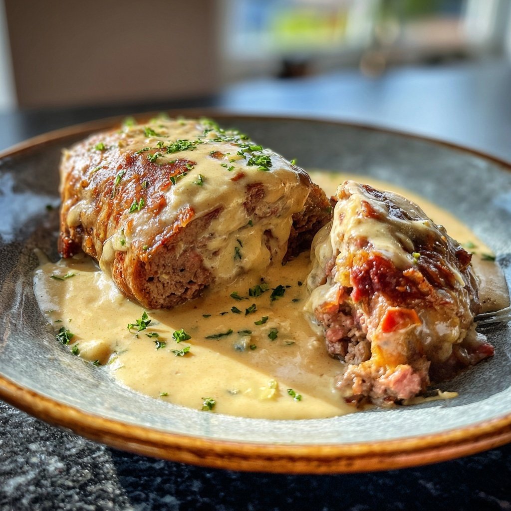 Hausmannskost Rinderrouladen mit Rahmsoße