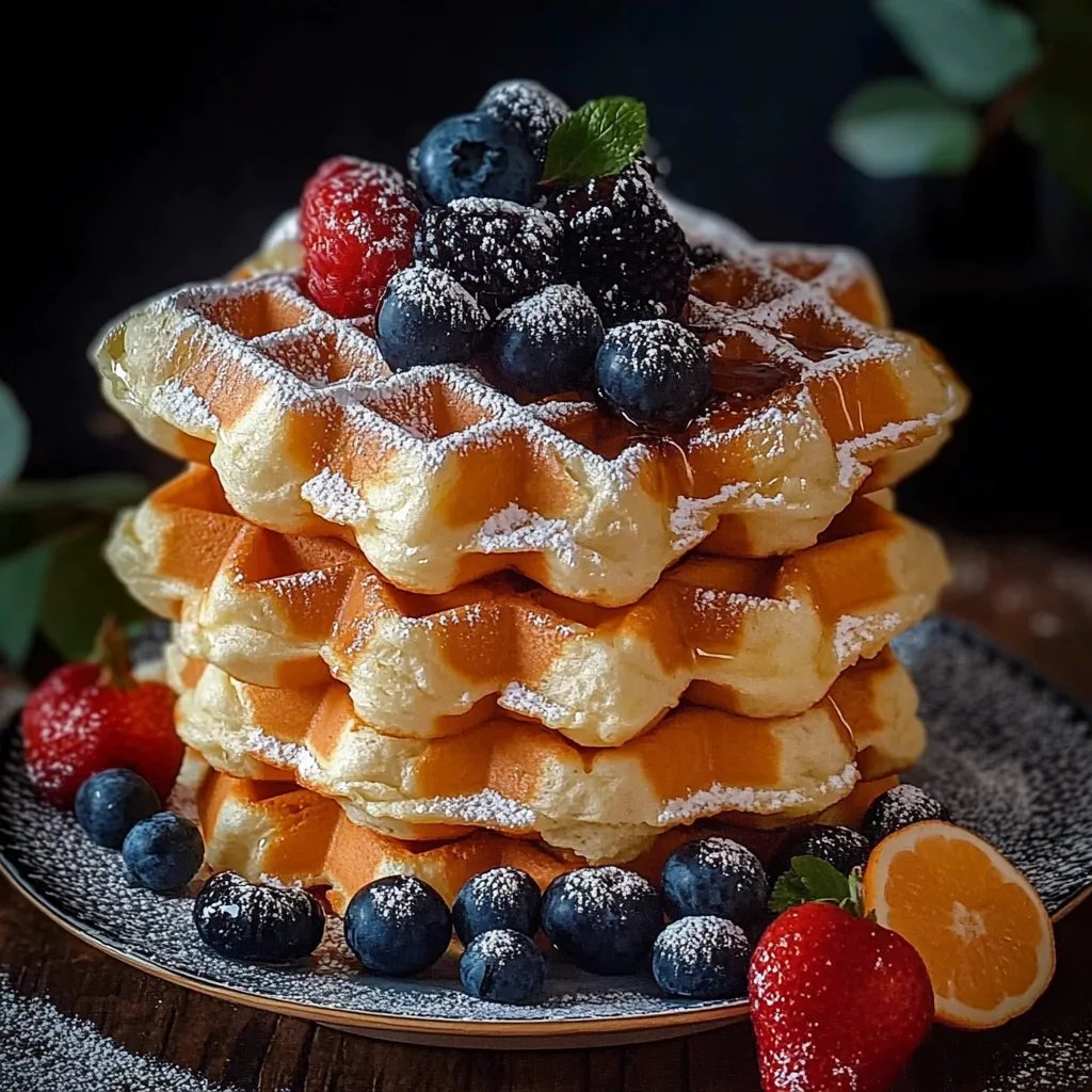 Belgische Joghurt Waffeln