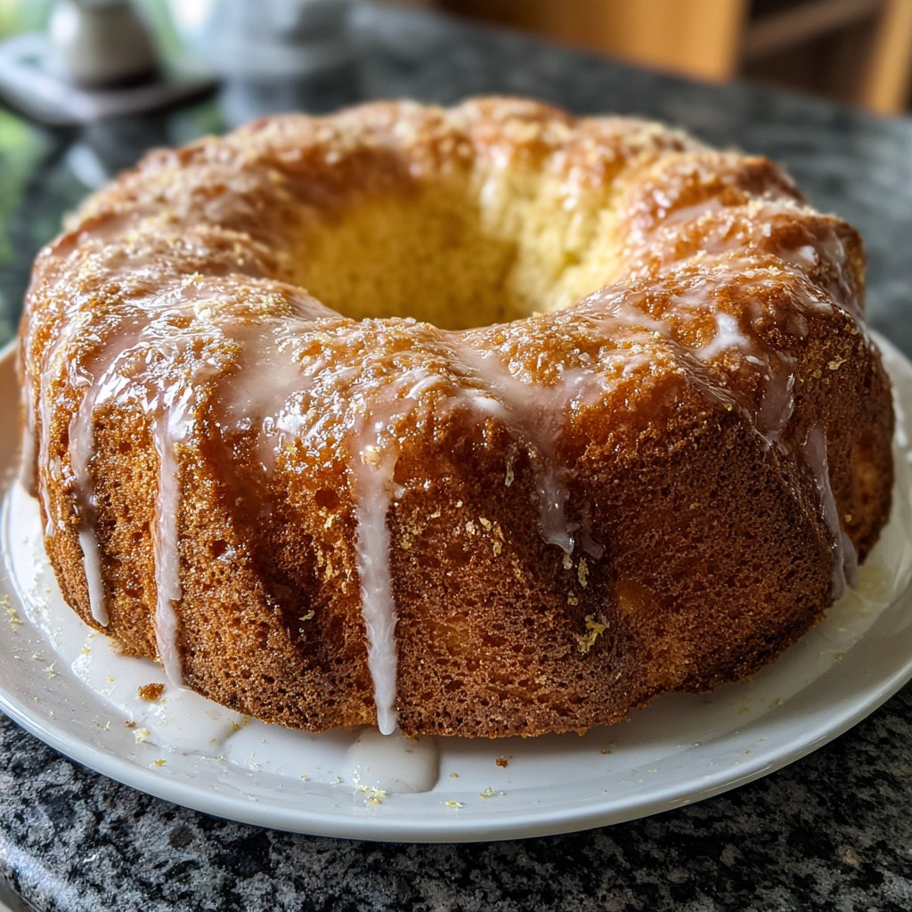 Blechkuchen mit Zitronenaroma