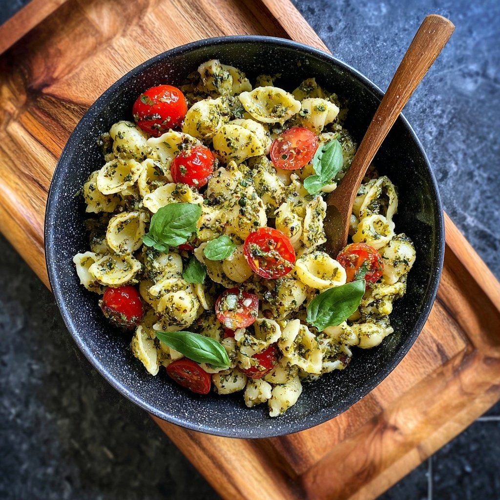 Grill Nudelsalat Mit Pesto